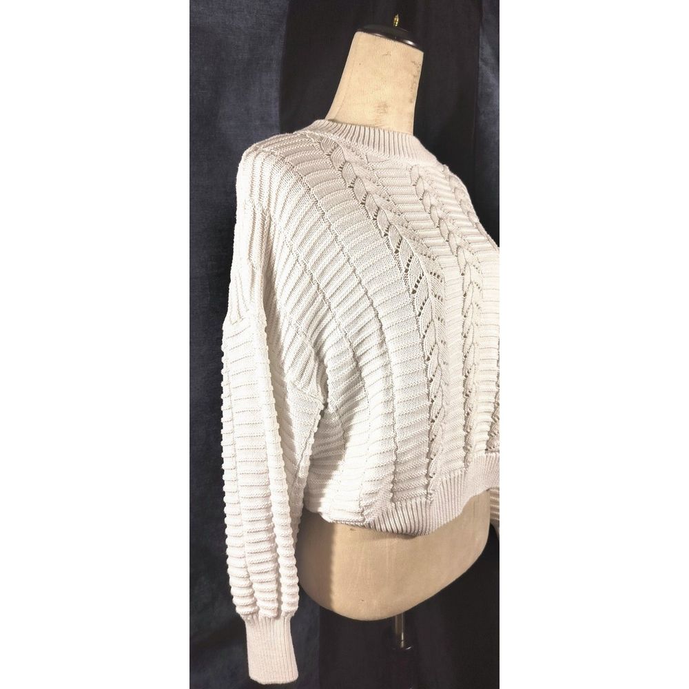 Marc Andrew New York (L) White, Long Sleeve, 100% cotton sweater